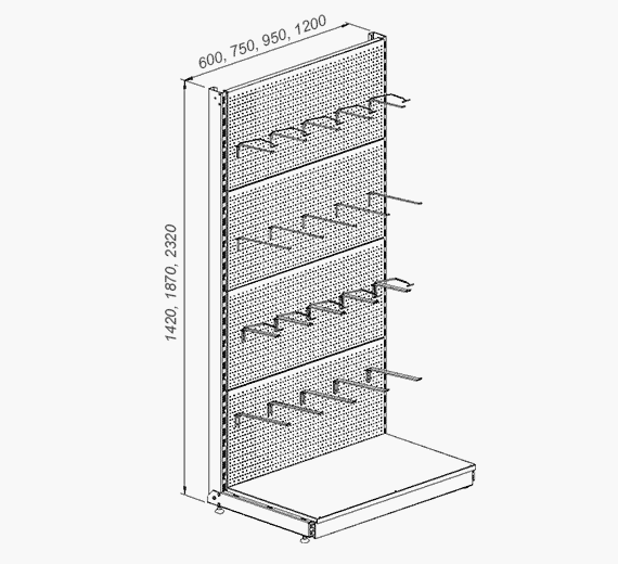 Straight Perforated Rack