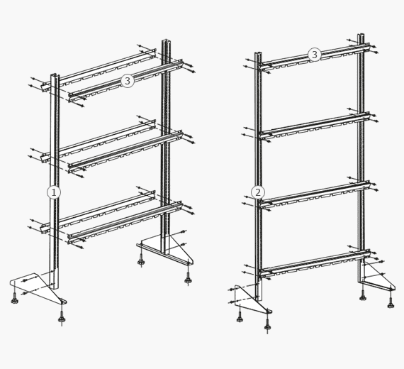 Rack for Metal Goods