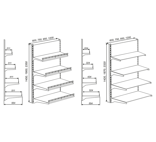 Wall-Mounted Rack
