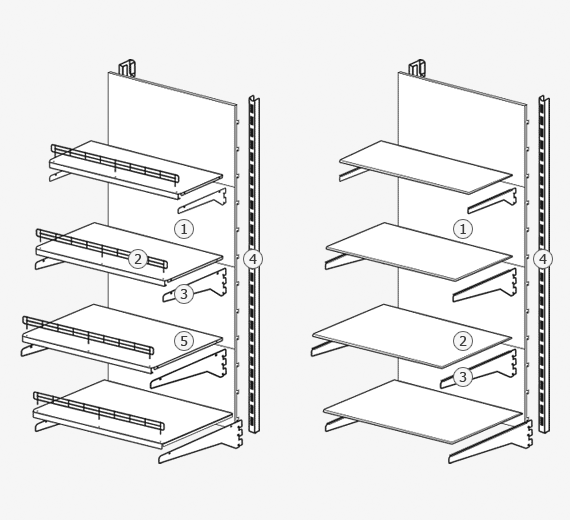 Wall-Mounted Rack