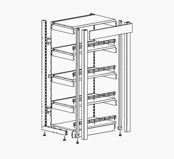 Racks for alcoholic drinks